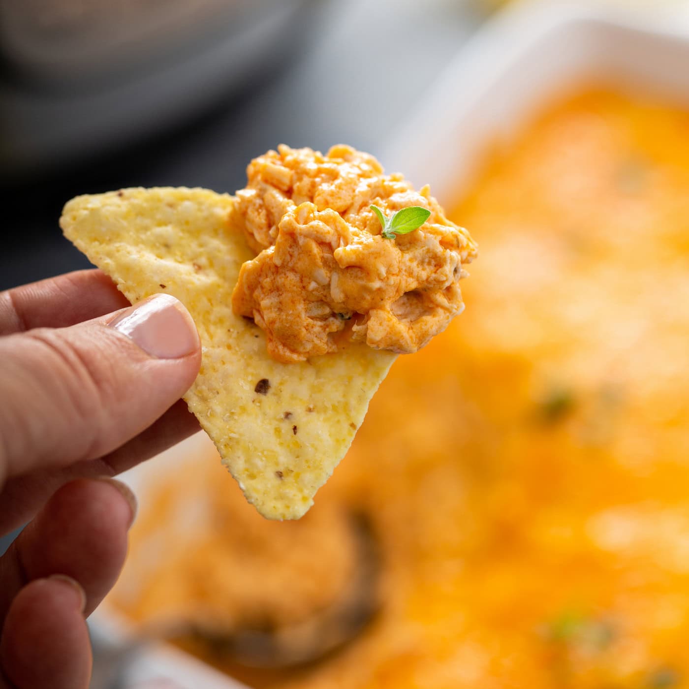 Instant Pot Buffalo Chicken Dip