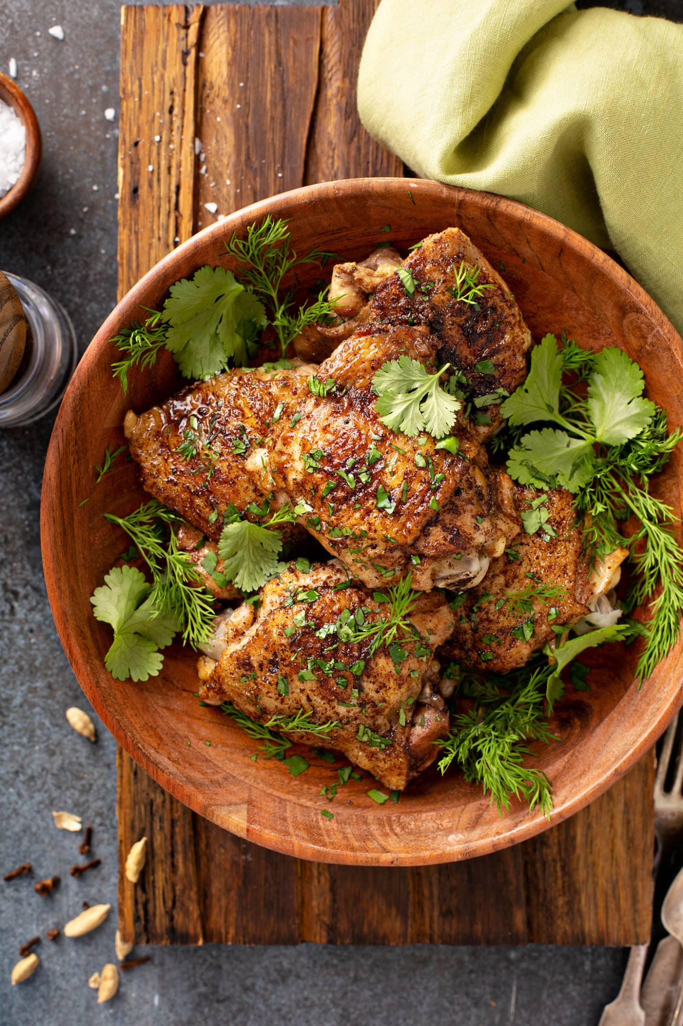 Easy Baked Boneless Skinless Chicken Thighs - Oh Sweet Basil