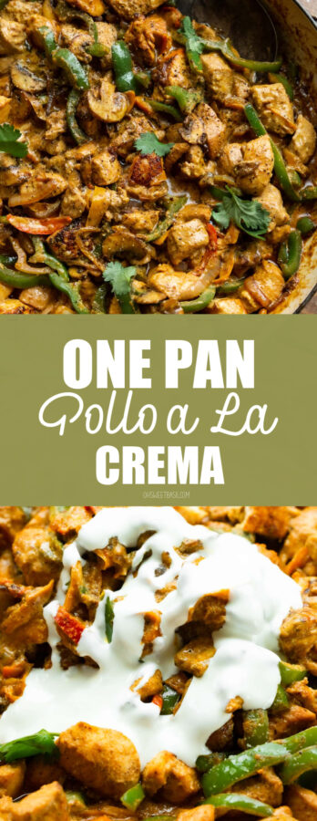 One Pan Pollo a la Crema