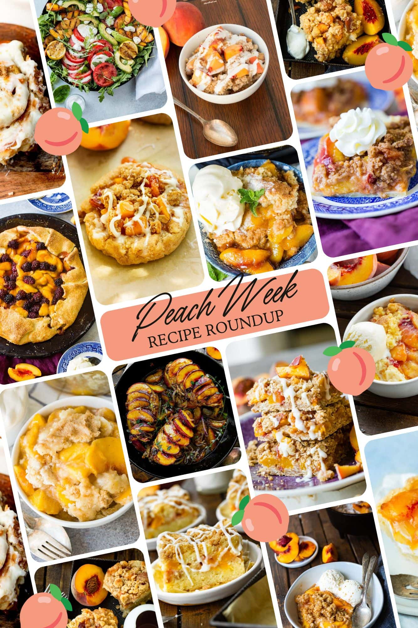 Peach Week🍑 – Recipe Roundup – Oh Sweet Basil