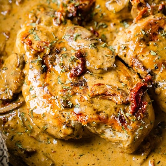 Herb Chicken with Sun-Dried Tomatoes