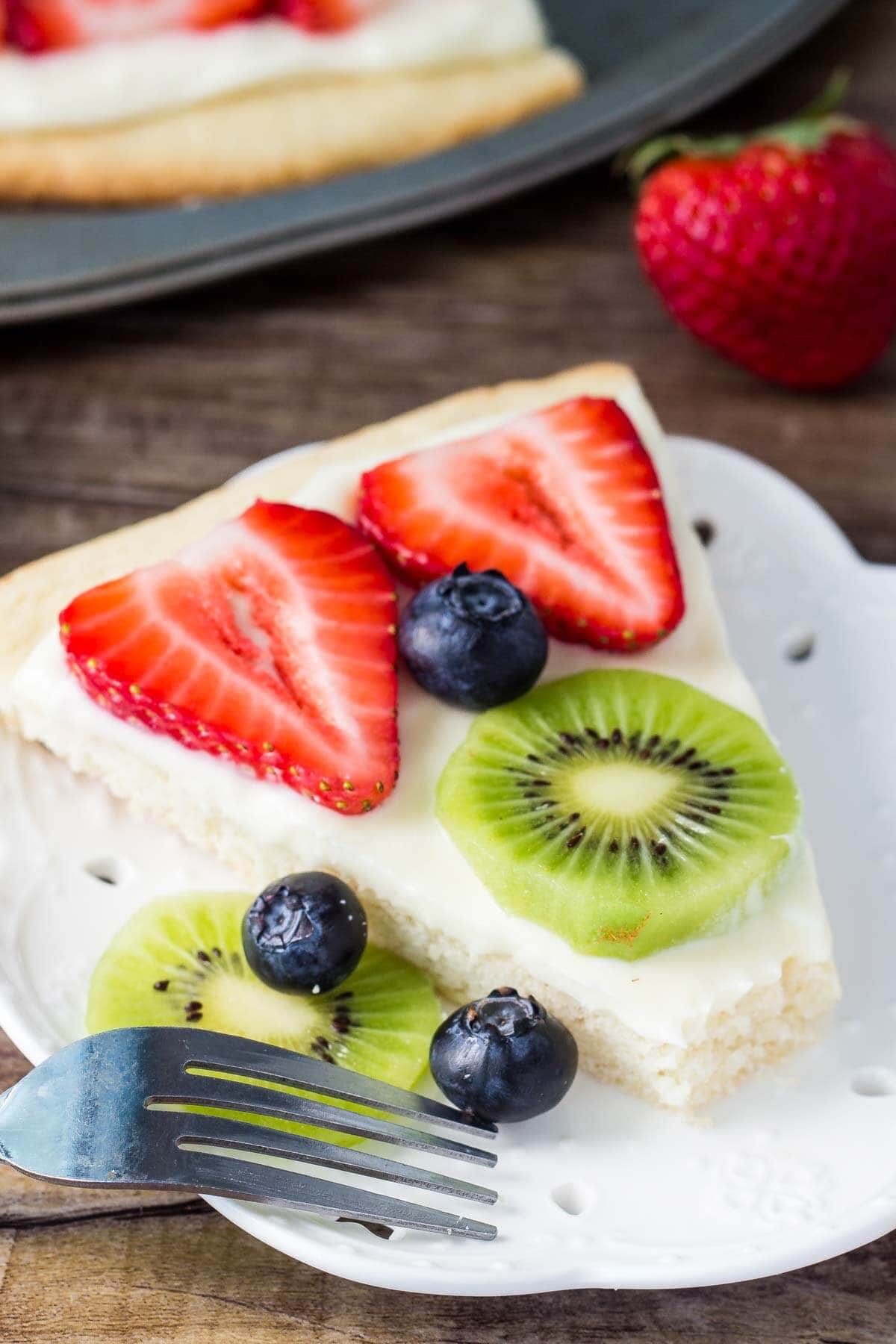 Easy Sugar Cookie Fruit Pizza Recipe Oh Sweet Basil