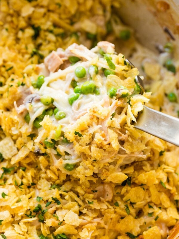 Turkey Tetrazzini in a large pot