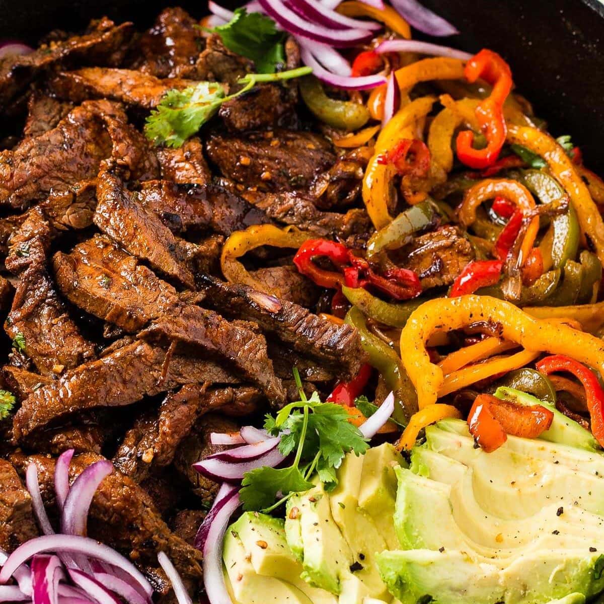 Mexican Steak Fajitas Marinade (+ Steak Fajitas Recipe!) Oh Sweet Basil