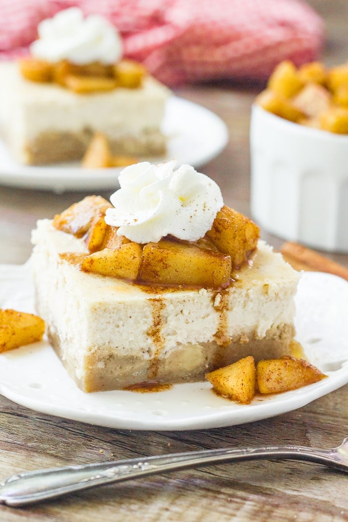 Apple Cheesecake Bars
