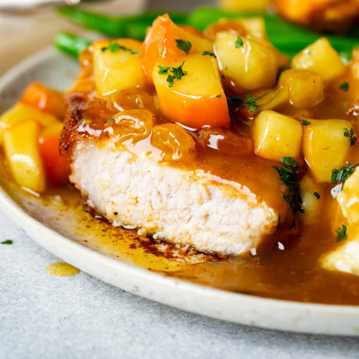 Apple Chutney Pork Chops