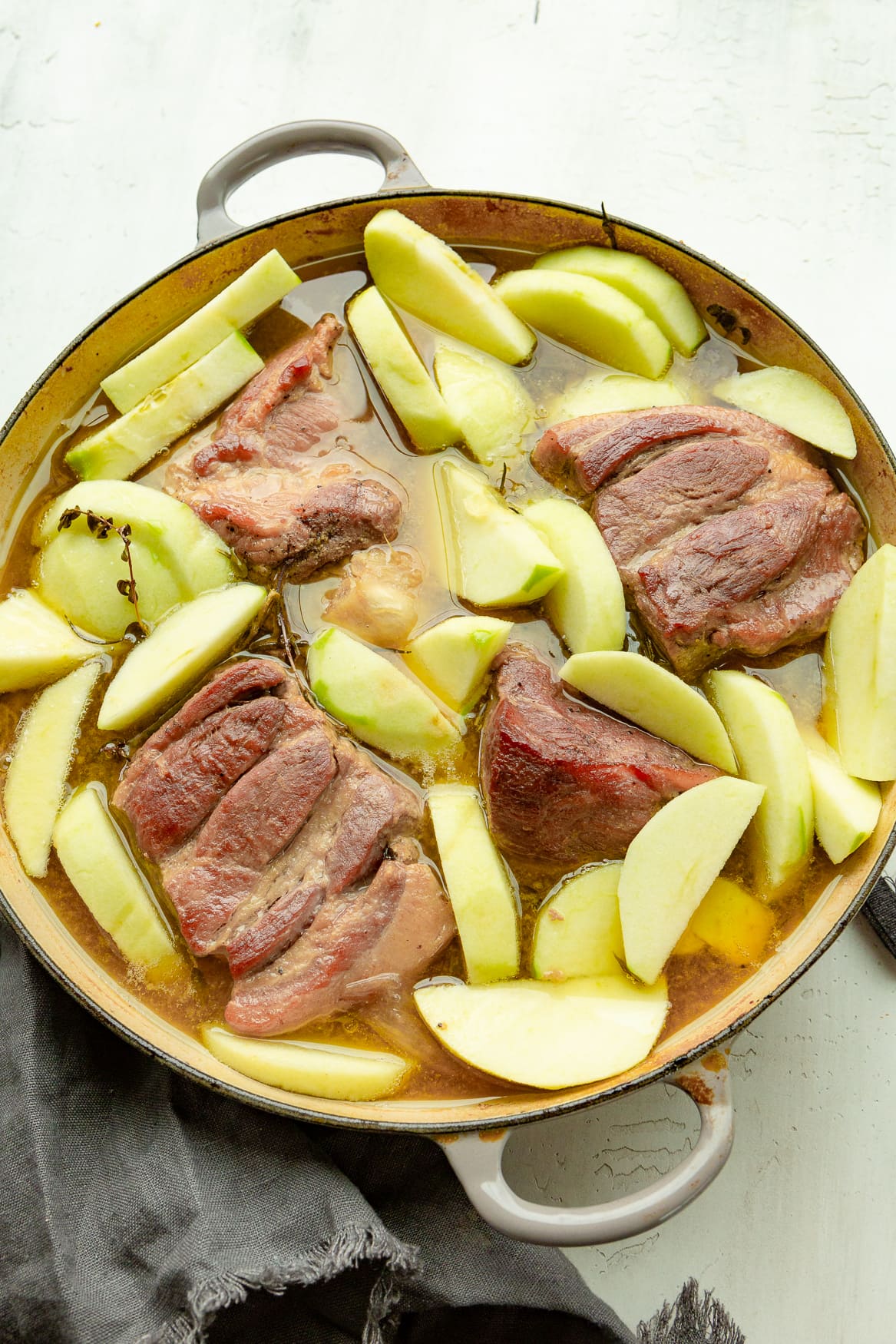 Apple Cider Braised Pork Recipe [+Video] Oh Sweet Basil