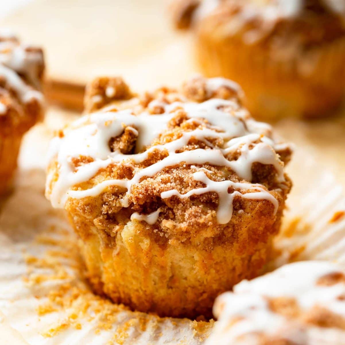 Apple Coffee Cake Muffins Oh Sweet Basil
