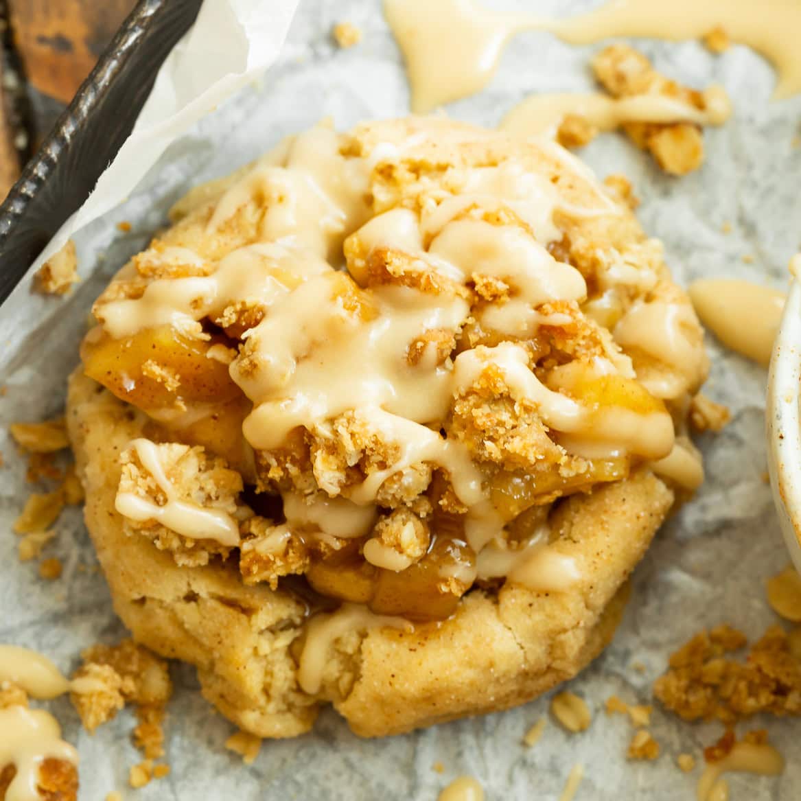 Apple Crisp Cookies