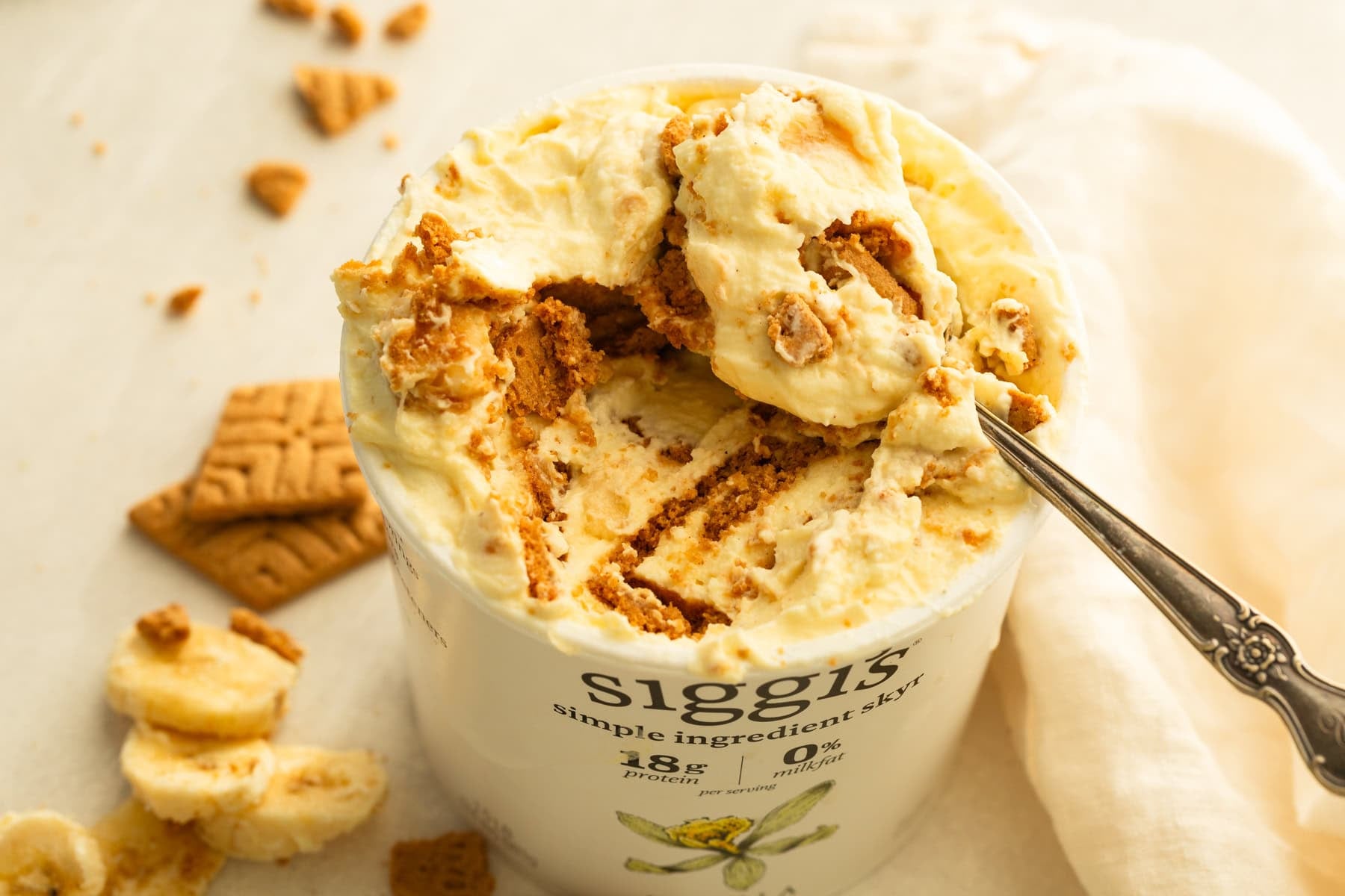 Banana Cream Pie Yogurt Cheesecake