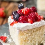 We are falling in love with snack cakes. They are so easy! Our berry white yogurt cake is so moist and easily one of our favorite summer desserts. ohsweetbasil.com