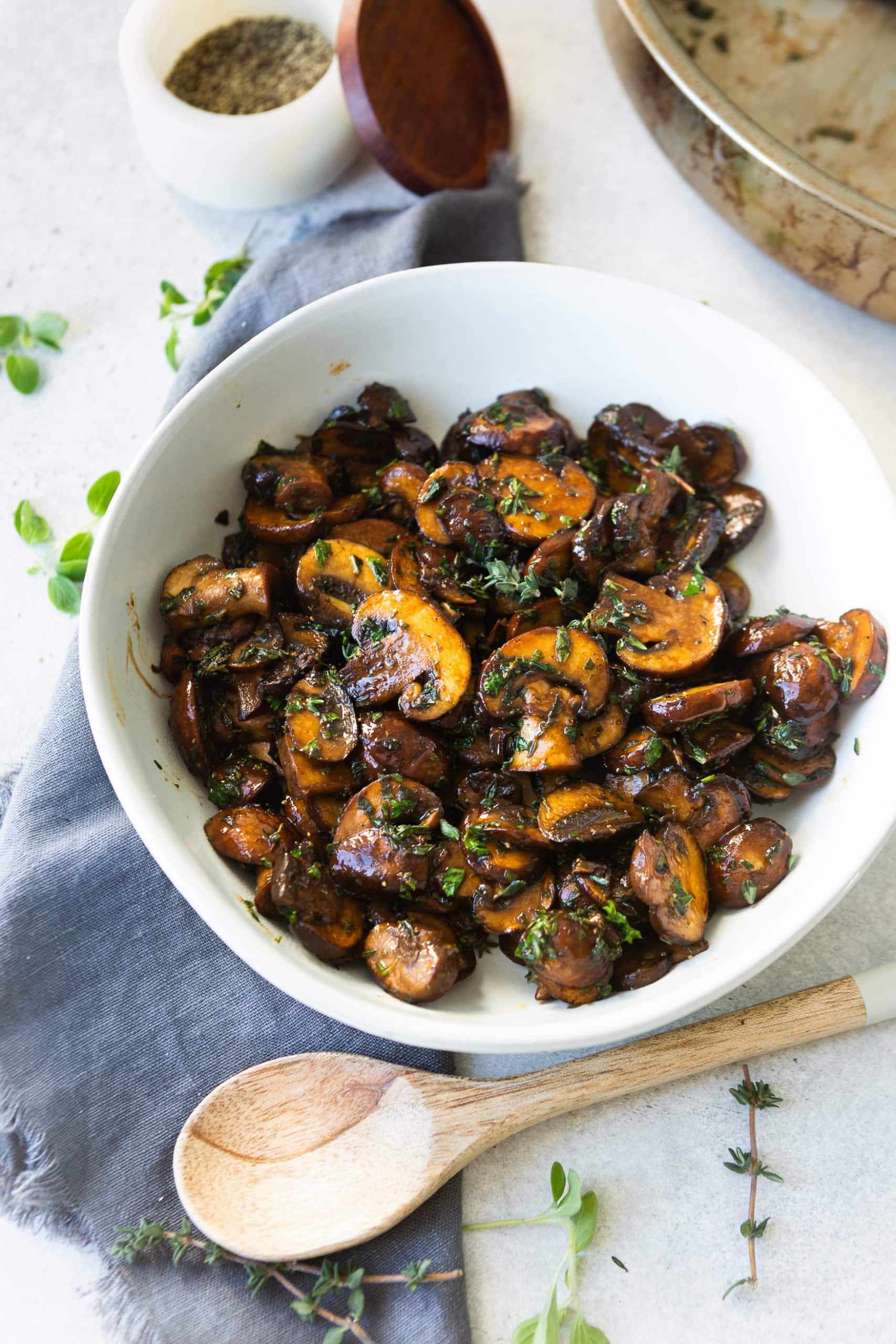 Sauteed Mushrooms For Mom Oh Sweet Basil