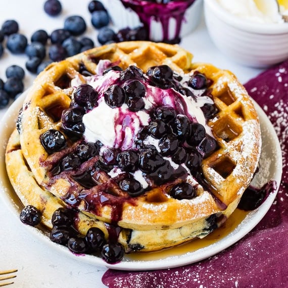 Blueberry Waffles