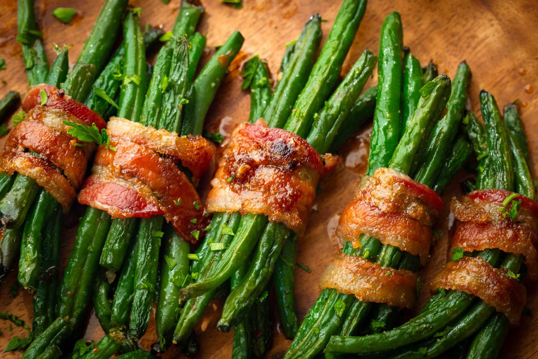 Crispy Bacon Wrapped Green Beans