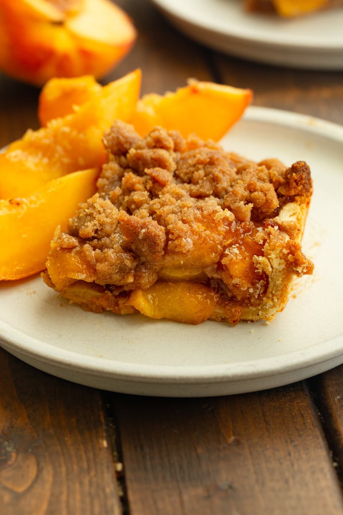 Brown Sugar Peach Crumble Pie Bars - Recipes Vista