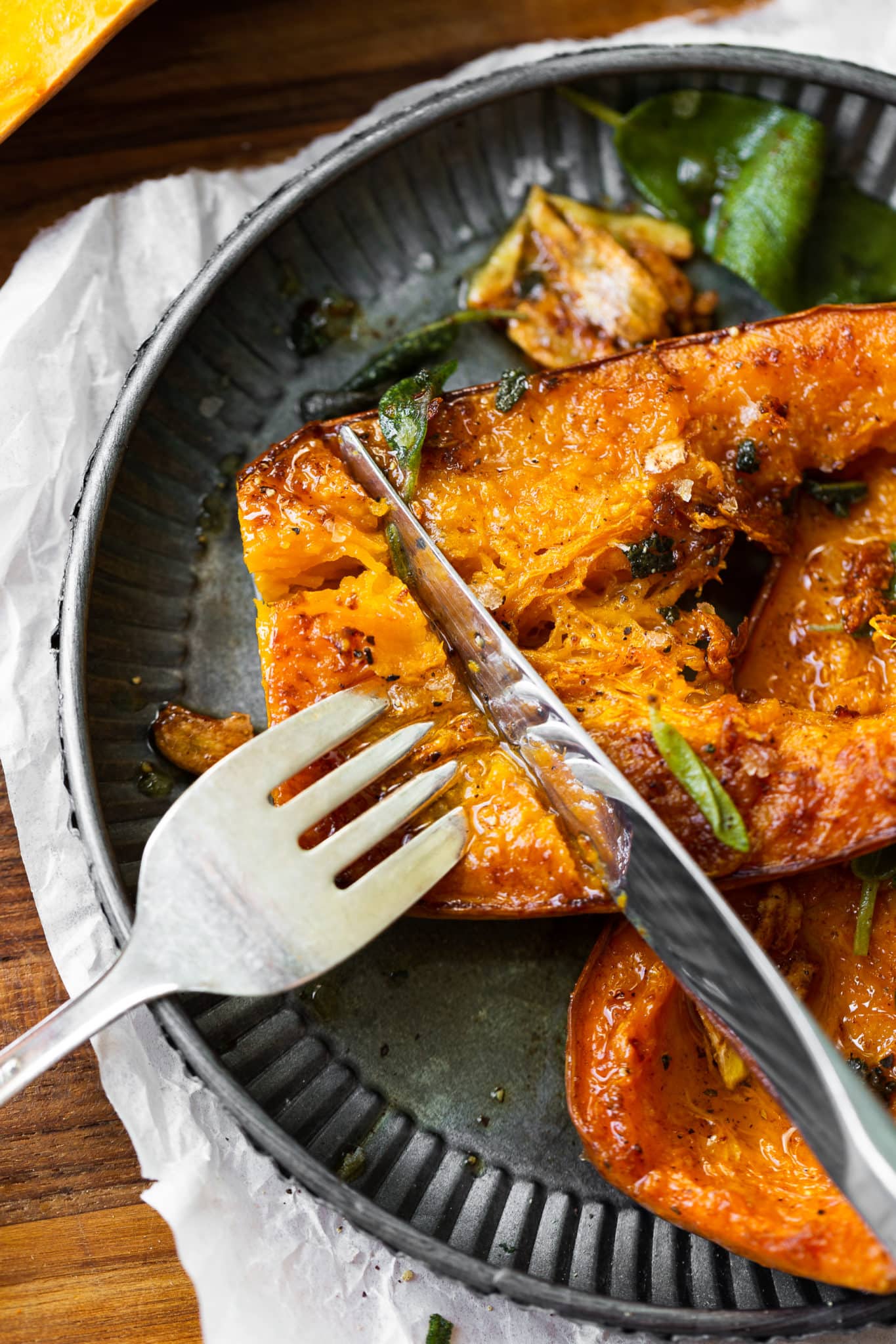 Browned Butter Sage Honeynut Squash - Oh Sweet Basil