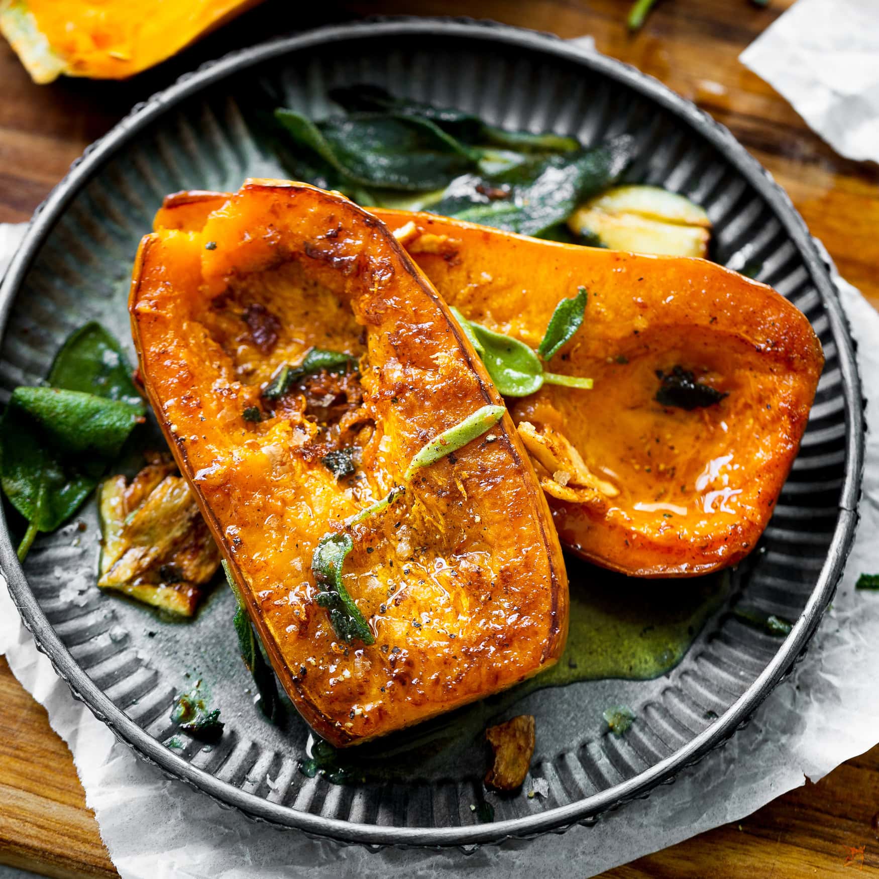 Browned Butter Sage Honeynut Squash Recipe