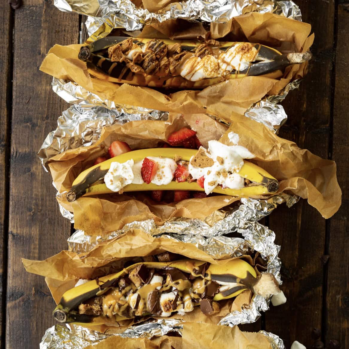 Campfire Banana Boats