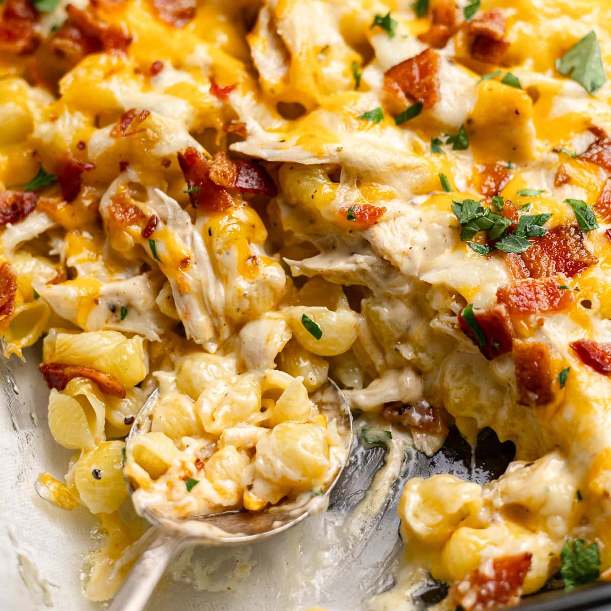 Chicken Bacon Ranch Casserole
