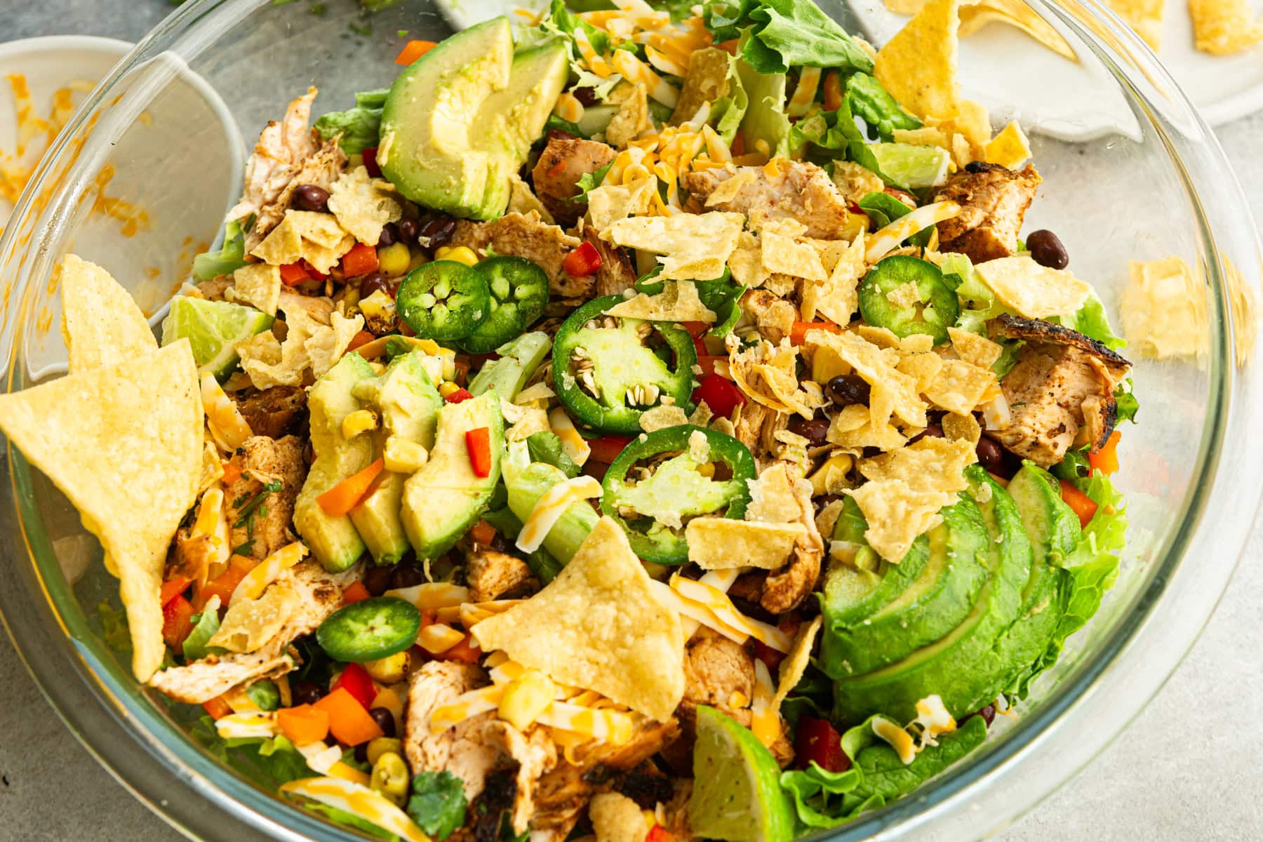 Easy Chicken Taco Salad