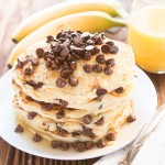chocolate chip pancakes ohsweetbasil.com