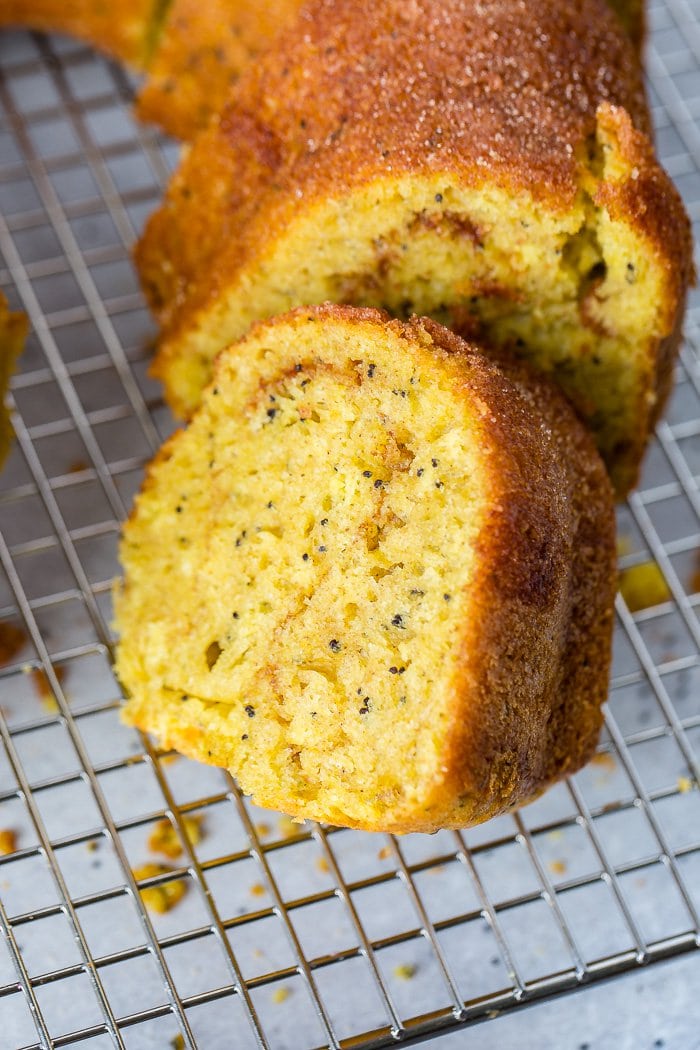 Cinnamon Lemon Poppy Seed Bundt Cake Oh Sweet Basil