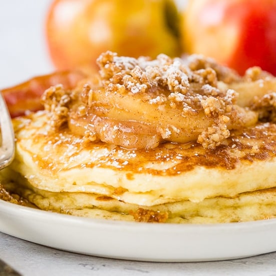Disneyland Apple Granola Pancakes