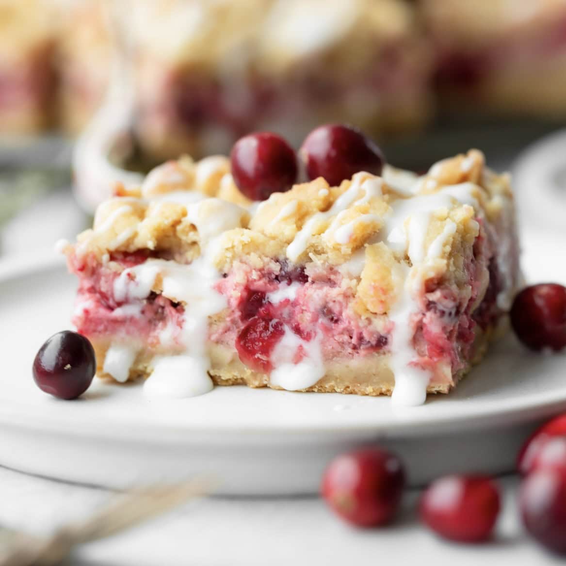 Cranberry Crumb Bars