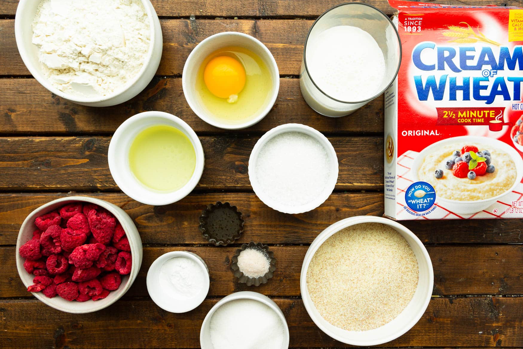 Cream of Wheat Raspberry Muffins [+Video]