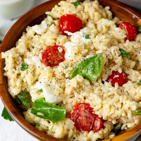 Caprese Orzo Pasta