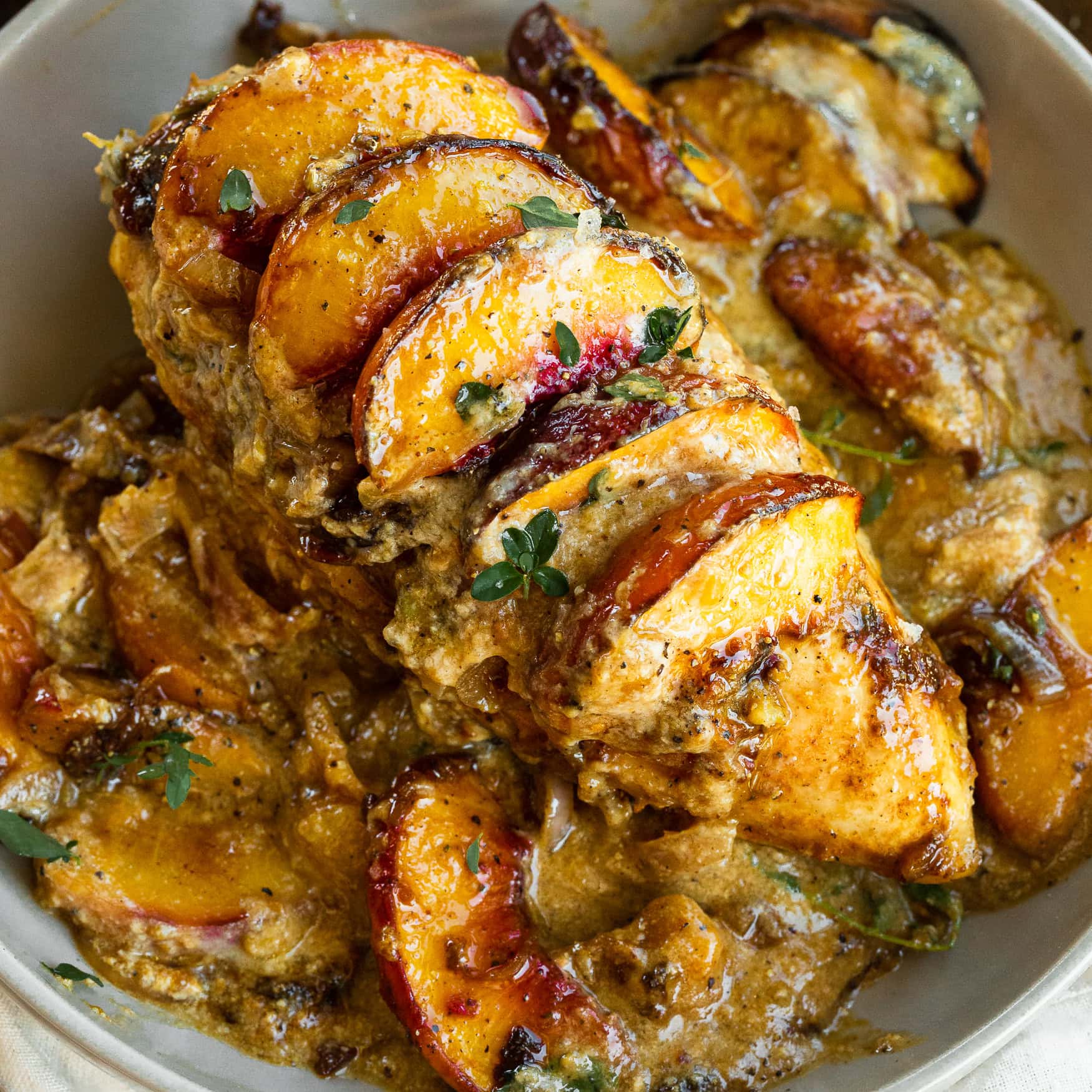 Creamy Peach Chicken