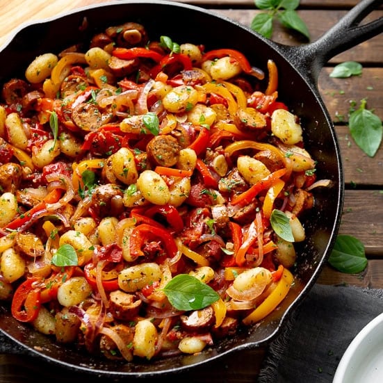 Sausage and Peppers Gnocchi