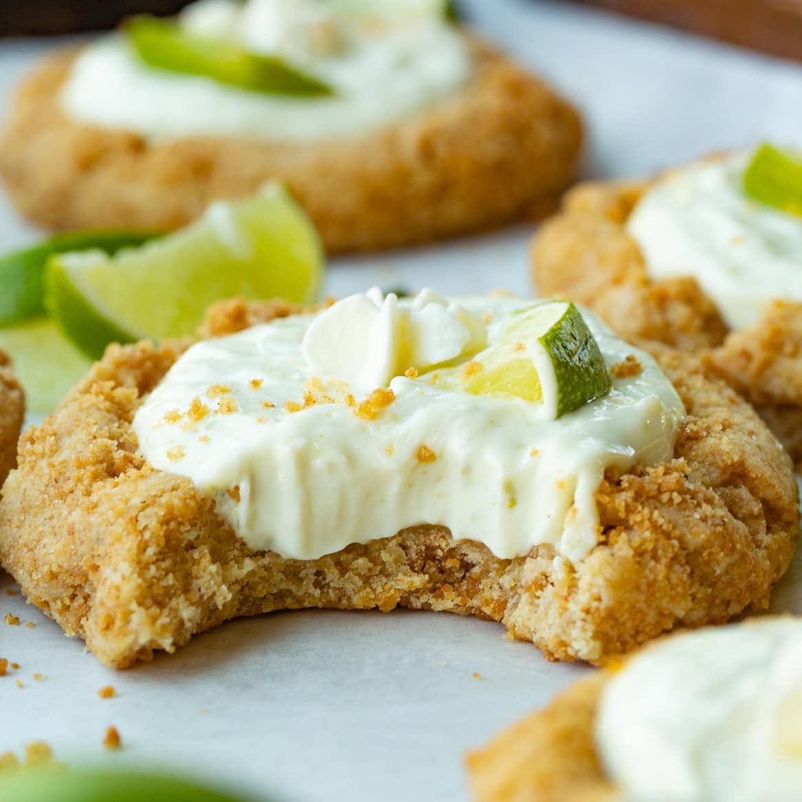 Crumbl Copycat Key Lime Pie Cookies