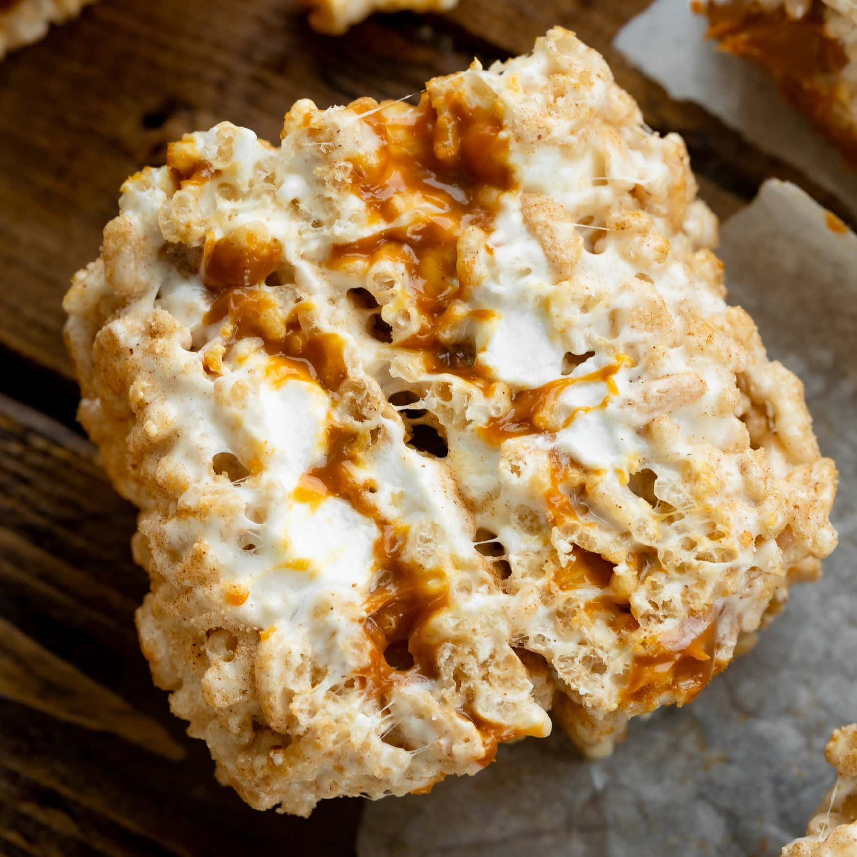 Brown Butter Dulce de Leche Rice Krispie Treats