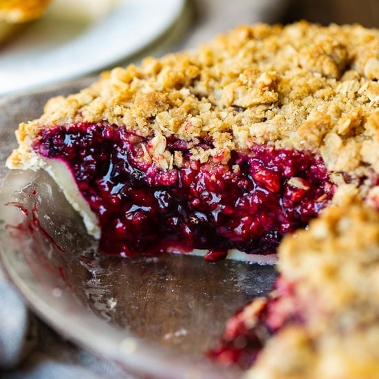 Dutch Mixed Berry Pie