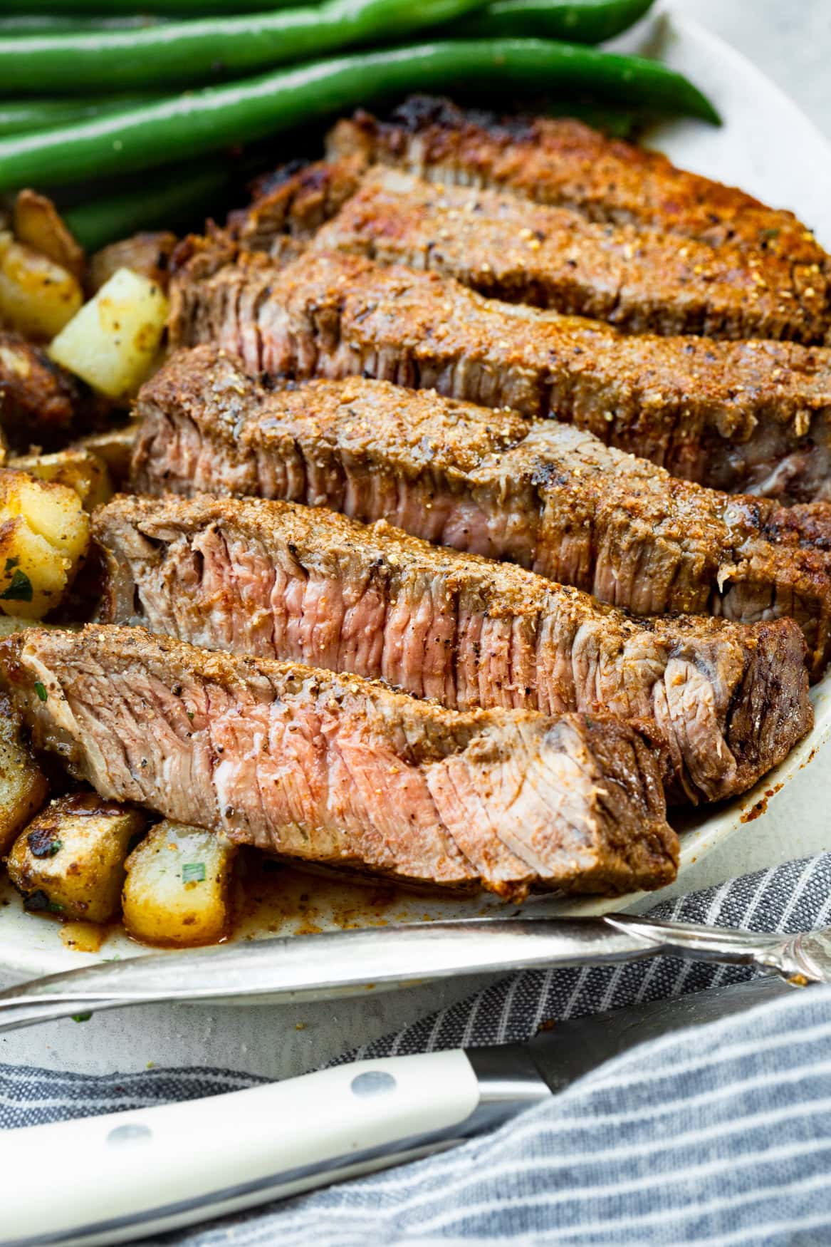 Easy Air Fryer Steak with Garlic Butter