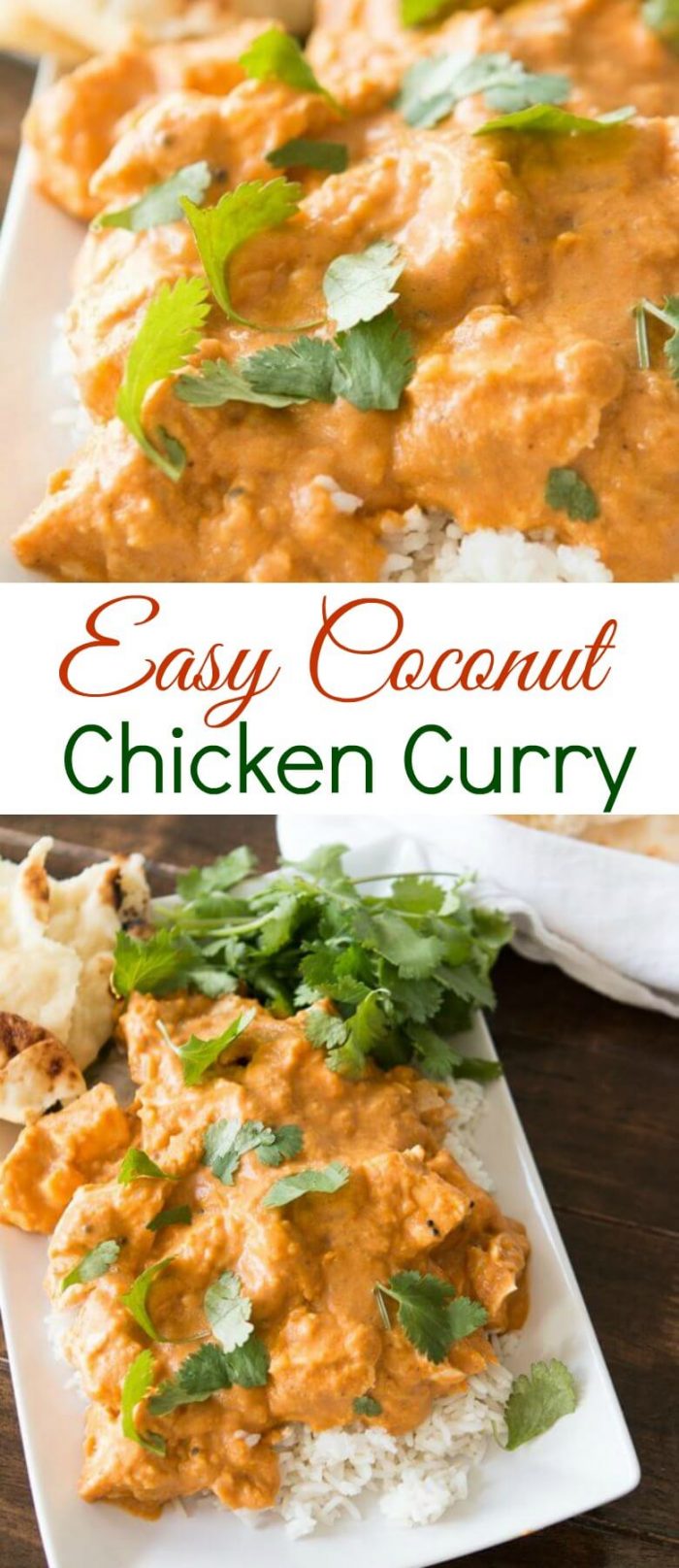 Easy Coconut Curry Chicken Recipe - Oh Sweet Basil