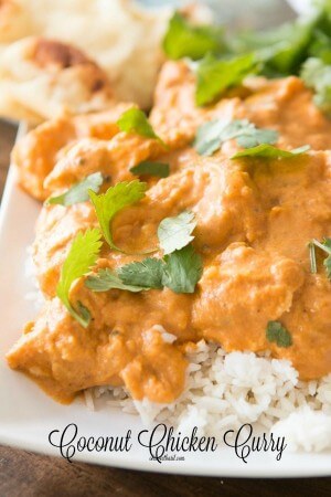 Easy Coconut Curry Chicken Recipe - Oh Sweet Basil