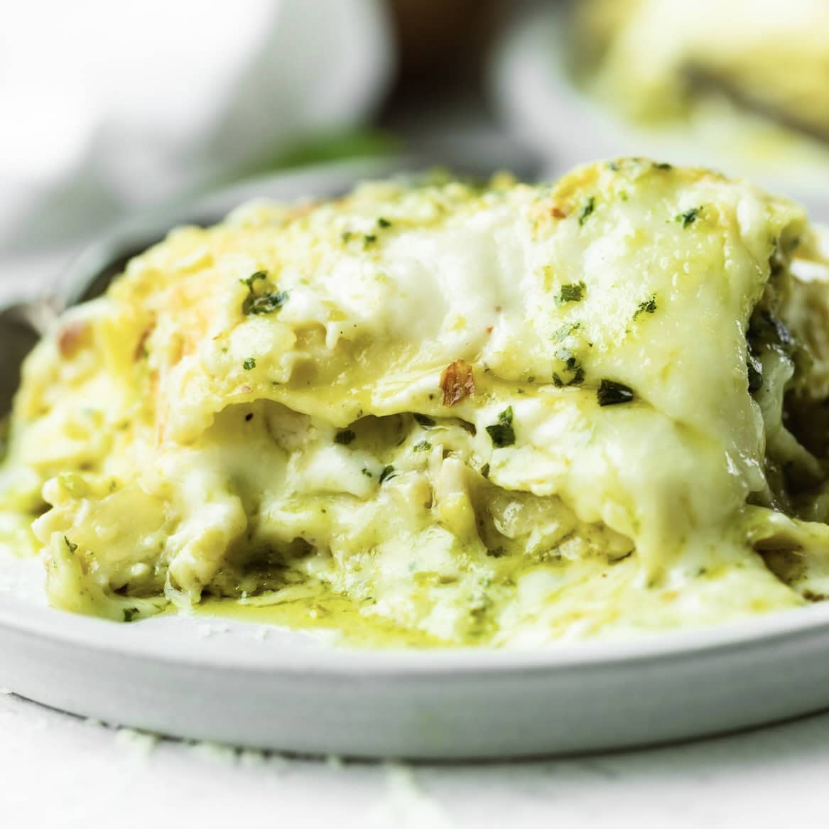 Chicken Pesto Lasagna
