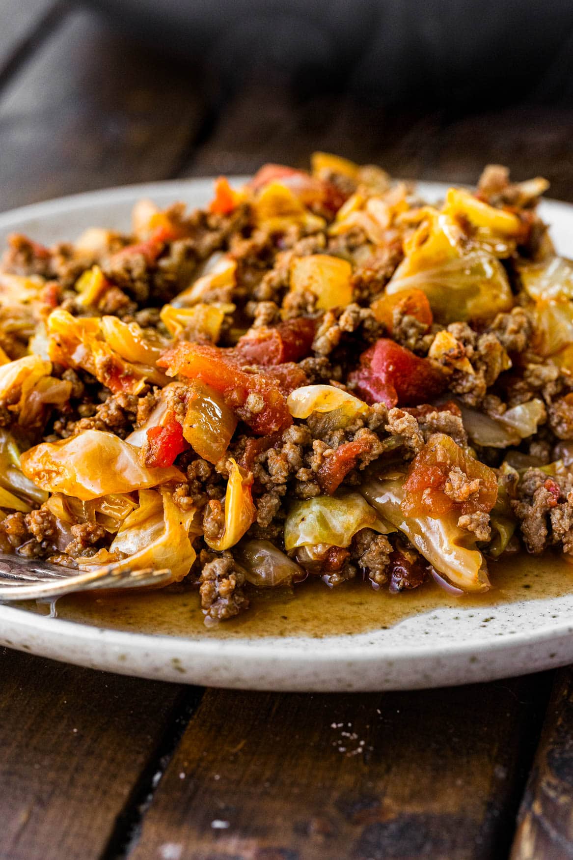 Easy Irish Ground Beef and Cabbage