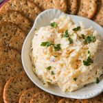 Cheese and crackers happens to be one of my favorite things and this 3 Ingredient Jarlsberg Dip totally hits the spot plus it's a quick and easy party appetizer. ohsweetbasil.com