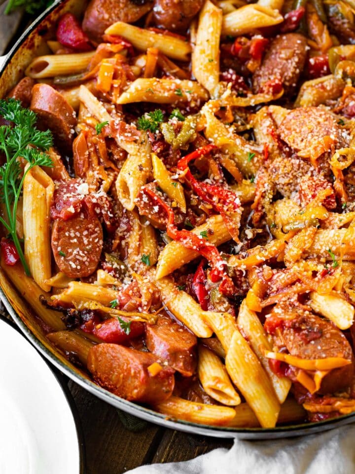 Ultimate Italian Sausage and Peppers Rigatoni Oh Sweet Basil