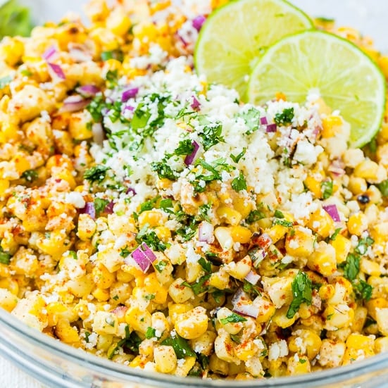 Elote Grilled Mexican Corn Salad Oh Sweet Basil
