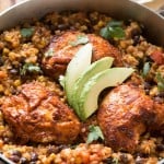 One skillet fiesta chicken and rice ohsweetbasil.com