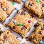 no flour monster cookie bars