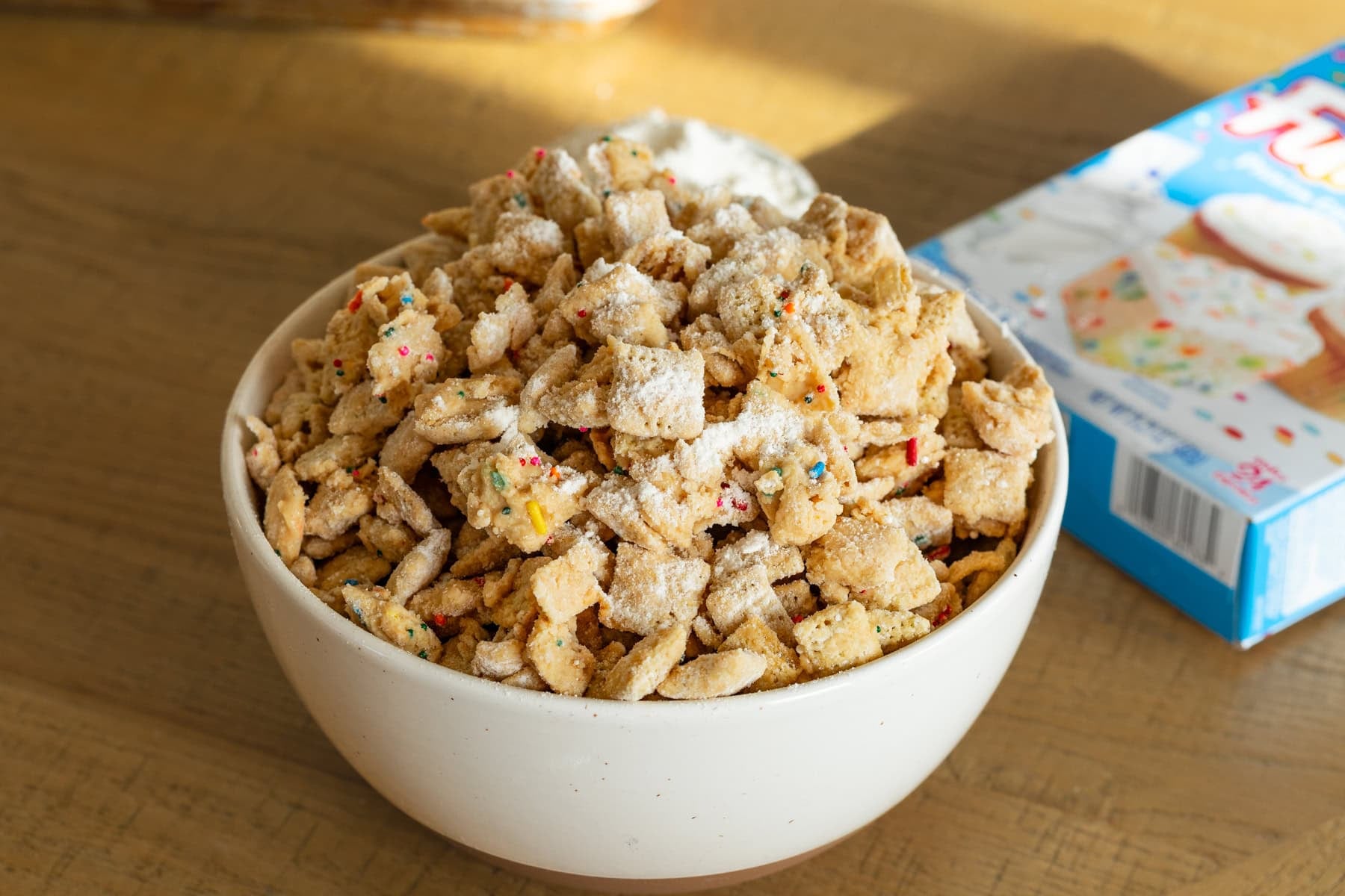 Birthday Cake Muddy Buddies