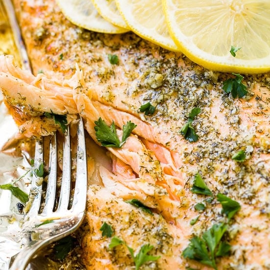 Easy Garlic Butter Salmon