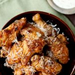 Everything you could ever want for Father's day, garlic parmesan grilled chicken wings! They are perfect for feeding a bunch of dude or just that one special dude. ;) ohsweetbasil.com
