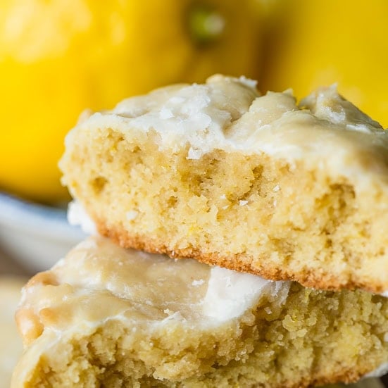 Sweet Glazed Lemon Cookies