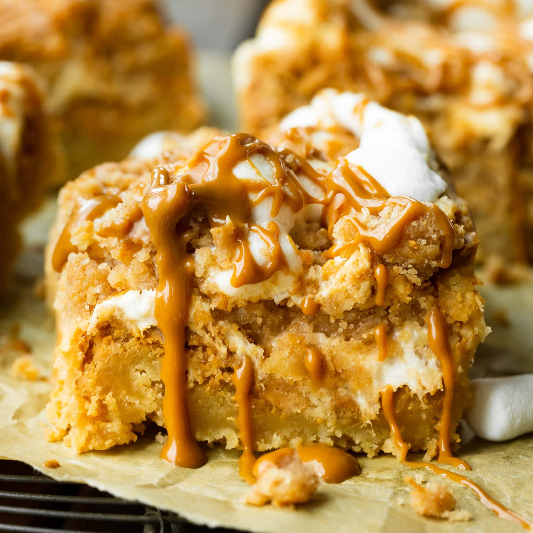 Biscoff Crumb Bars